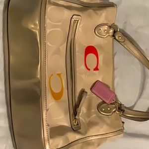 Large Coach shoulder bag